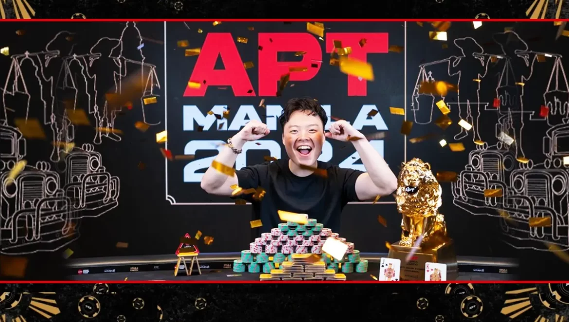 Daniel Lee - APT Manila Main Event winner